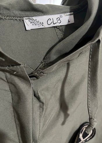xl Beden yeşil Renk Düğmeli Yeşil Midi Street Wear Kadın Ceket