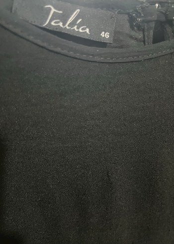 Siyah Uzun Kollu Salaş Kadın Elbise - Görsel 3