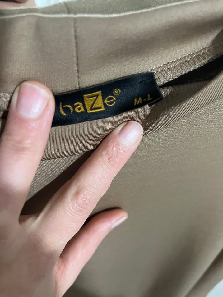 Bej Kadın Midi Sweatshirt - Görsel 3