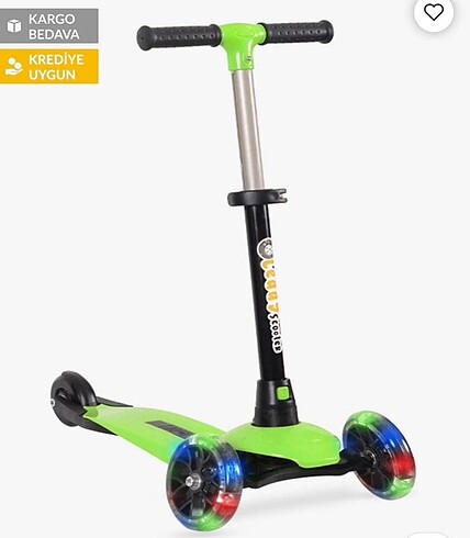 Işıklı scooter