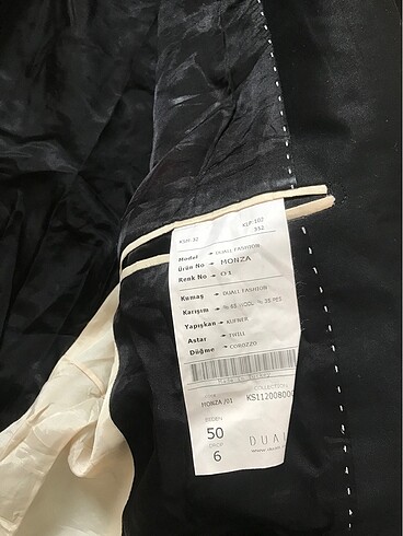 50 Beden siyah Renk Takım elbise ceketi