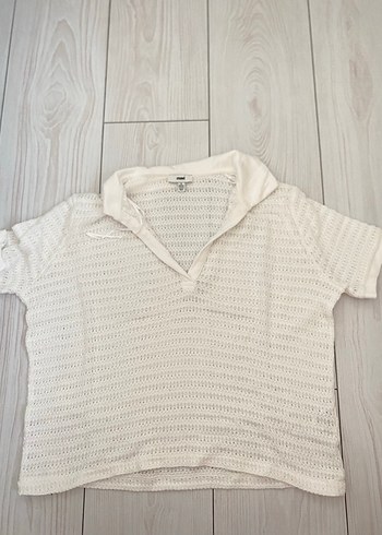 Siyah Uzun Kollu Düğmeli Mini Bluz - Görsel 3