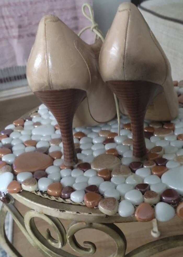 Bayan topuklu ayakkabı - Görsel 4