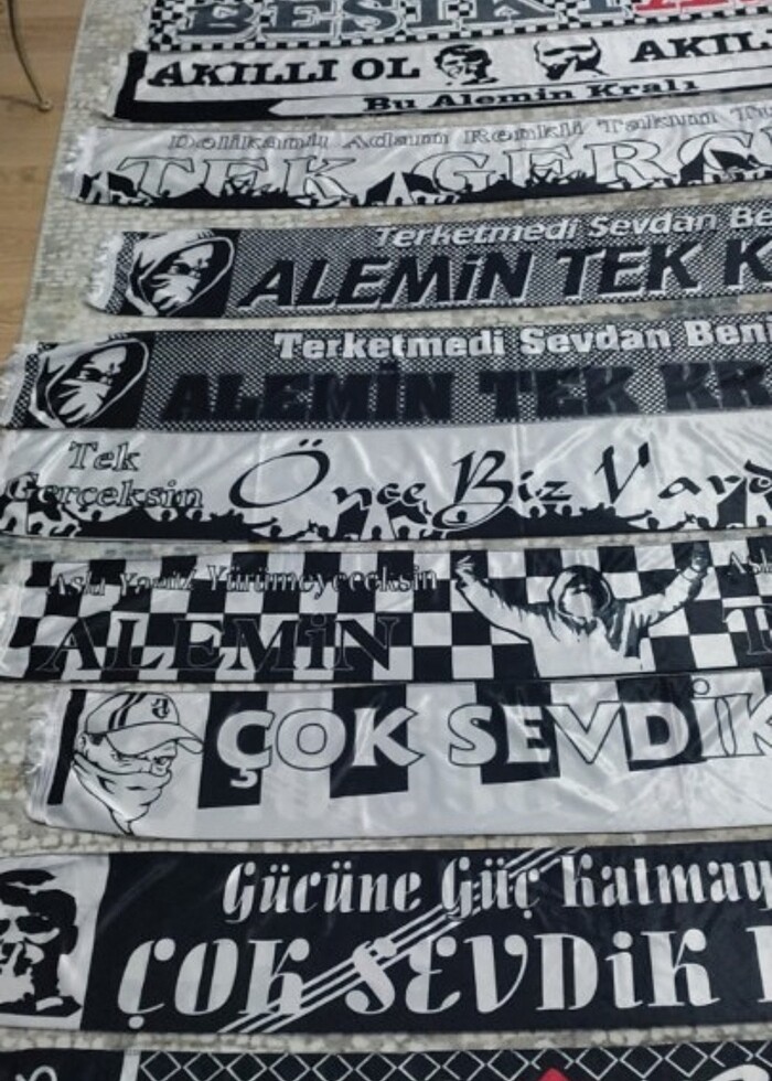 Taraftar atkı  bileklik hediye - Görsel 2