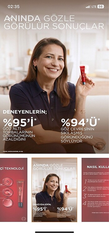  Beden Renk Göz Altı Kremi