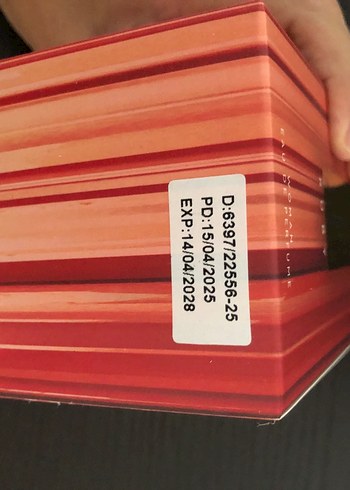 Beden Zaure ruby parfüm (yeni kutusunda)
