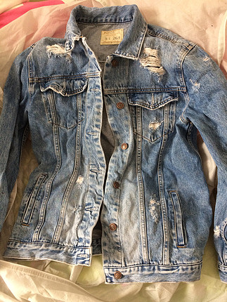 Pull and bear az giyilmiş boyfriend jean ceket