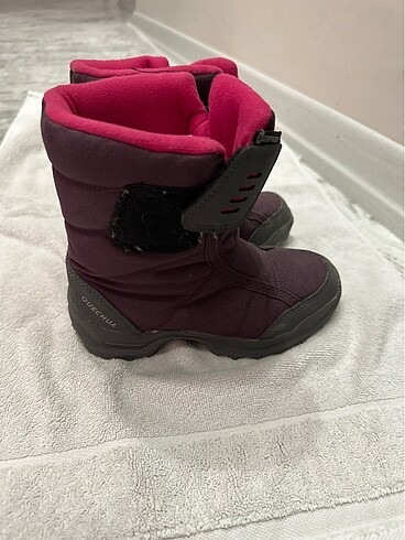Decathlon Decathlon kız çocuk pembe mürdüm kar botu/ 30 numara