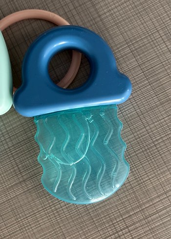 Pastel Mavi Diş Kaşıyıcı ve Çıngırak - Görsel 2