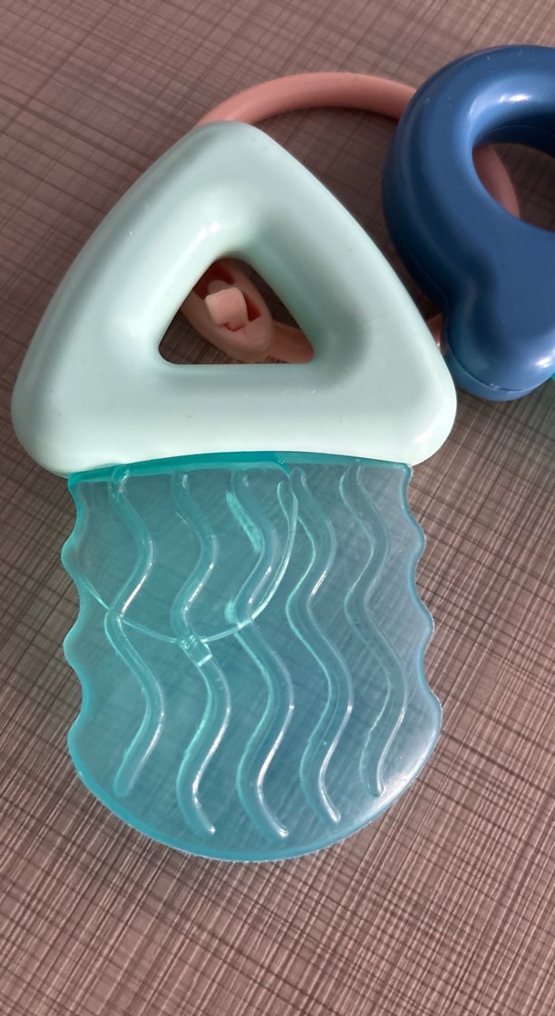 Pastel Mavi Diş Kaşıyıcı ve Çıngırak - Görsel 3