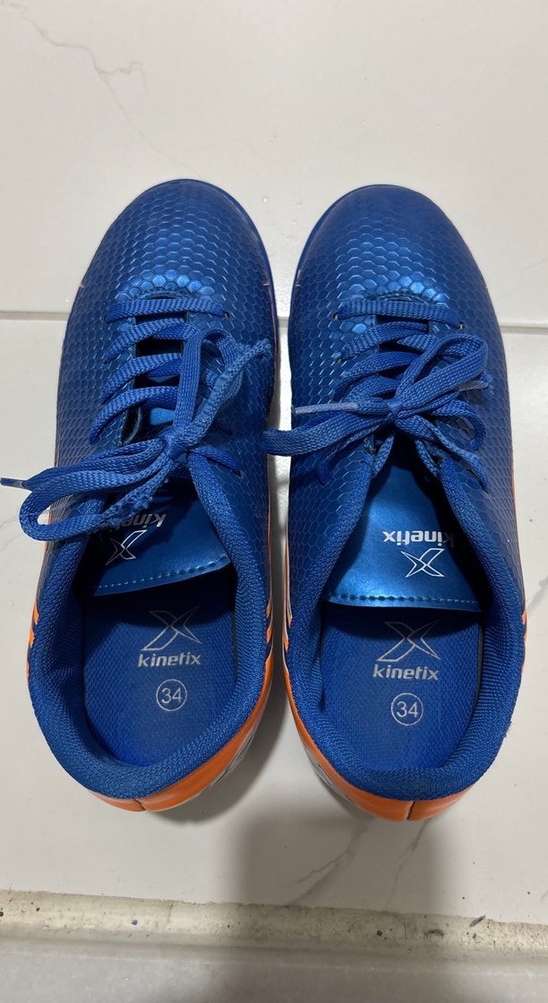 Mavi Erkek Çocuk Spor Ayakkabı Velcro - Görsel 4