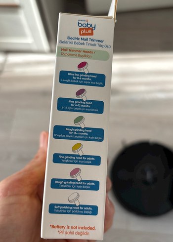 Elektrikli Bebek Tırnak Törpüsü Sarı - Görsel 2