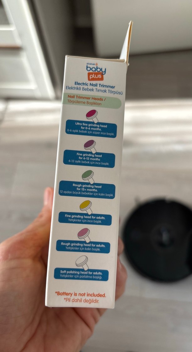 Elektrikli Bebek Tırnak Törpüsü Sarı - Görsel 2