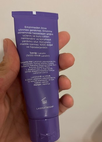 Lansinoh HPA Lanolin Göğüs Ucu Kremi 40ml - Görsel 2