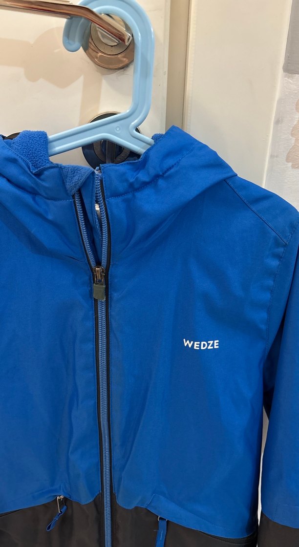 Erkek Çocuk Mavi Fermuarlı Yağmurluk - Görsel 2