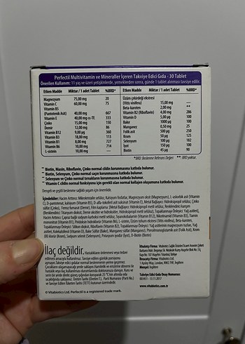 Perfectil Original Cilt Saç Tırnak Takviyesi - Görsel 2