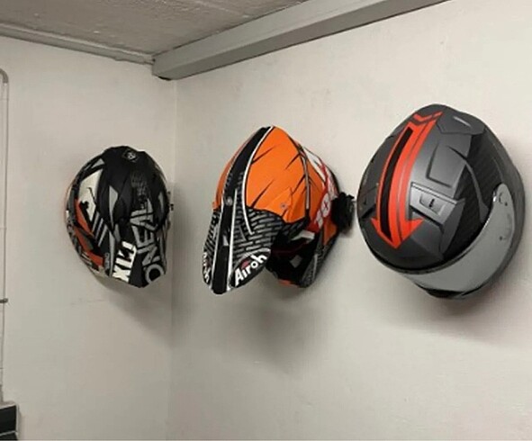 MOTOSİKLET DUVAR KASK TUTUCU - Görsel 2