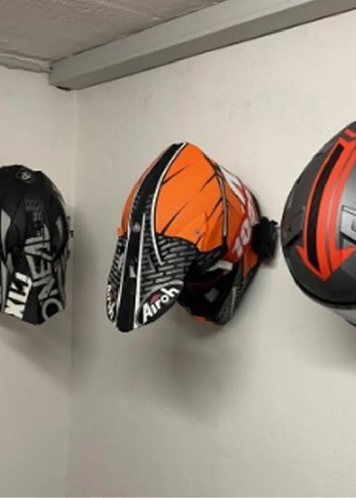 MOTOSİKLET DUVAR KASK TUTUCU - Görsel 2