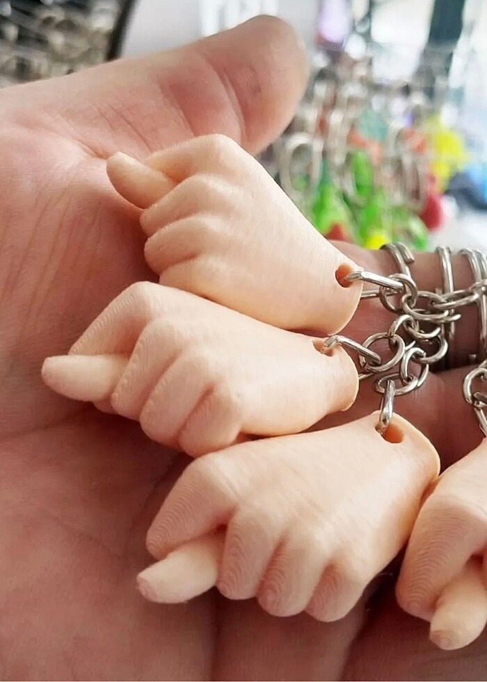 ANAHTARLIK NAH İŞARETLİ 4?LÜ SET - Görsel 2