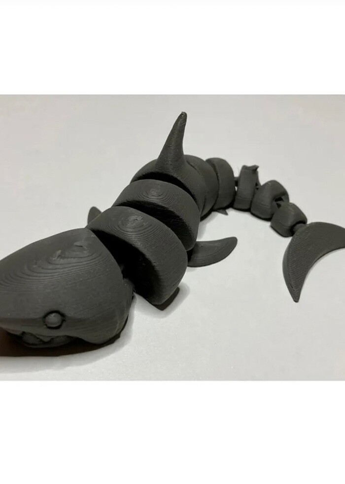 KÖPEK BALIĞI HAREKETLİ KIVRIMLI OYUNCAK SHARK - Görsel 2