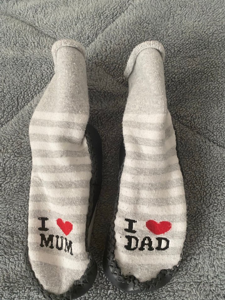 LCW bebek gri örgü ev çorabı - Görsel 3