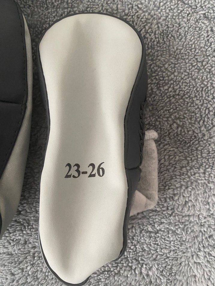 LCW bebek gri örgü ev çorabı - Görsel 5