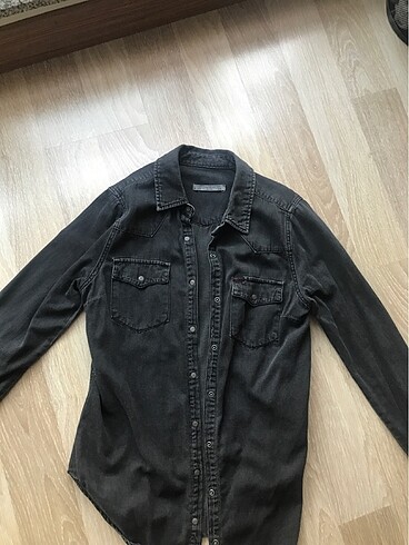 p&b denim gömlek