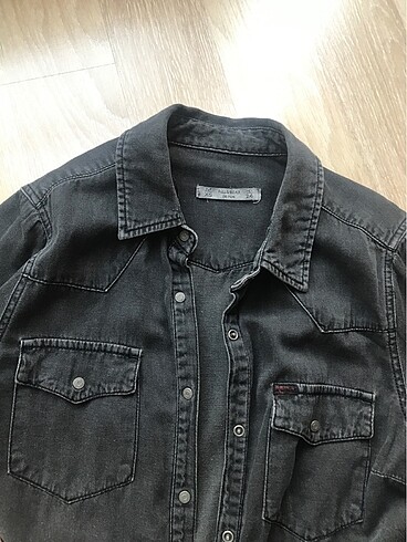 xs Beden p&b denim gömlek
