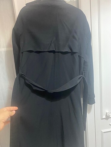 m Beden siyah Renk Stradivarius trençkot