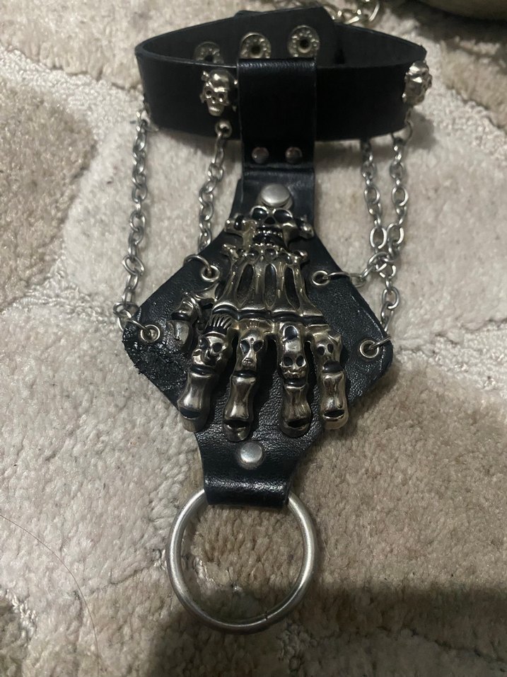 Gotik Zincir Detaylı Kadın El Zinciri - Görsel 2