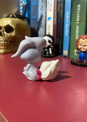 Pastel Beyaz Mini Figür - Görsel 3