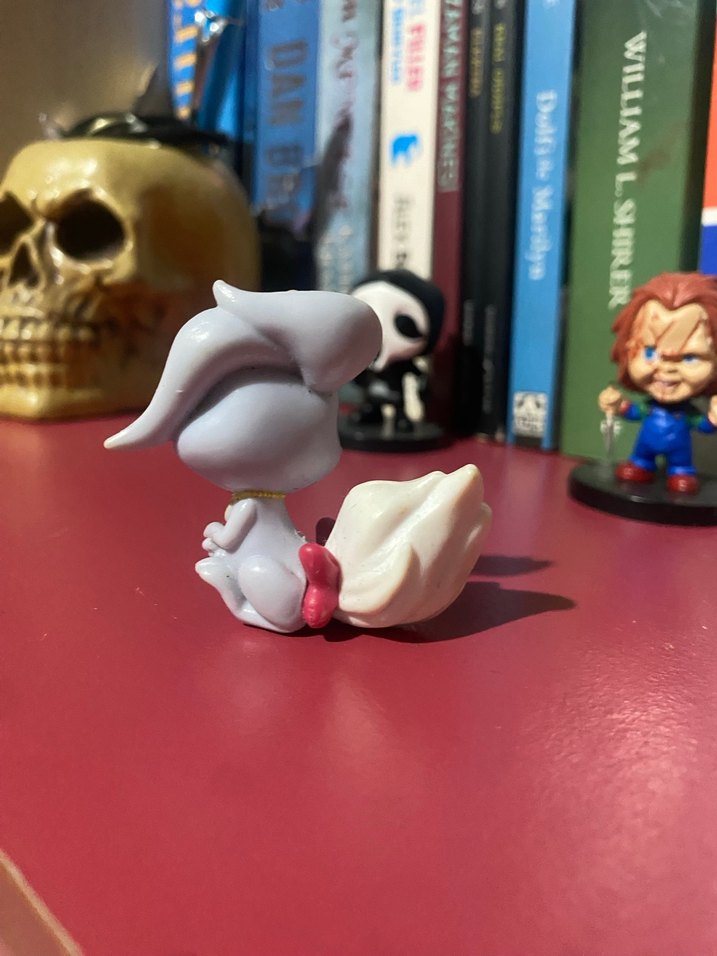 Pastel Beyaz Mini Figür - Görsel 3