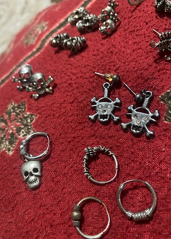 Grunge Punk Küpe Seti - Görsel 3