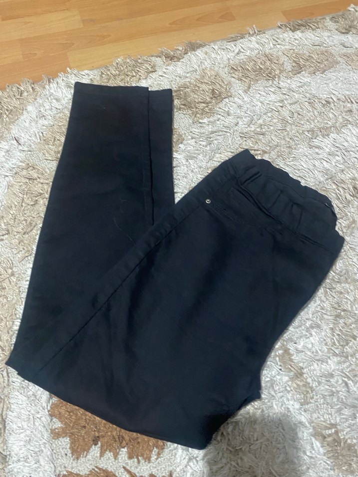 Siyah Denim Pantolon - Görsel 3