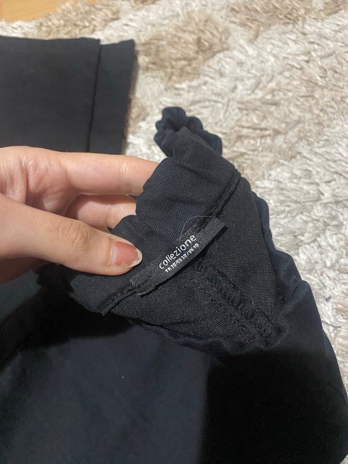 Siyah Denim Pantolon - Görsel 4