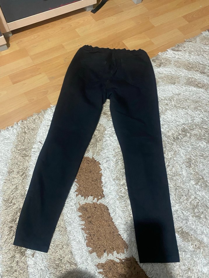 Siyah Denim Pantolon - Görsel 2