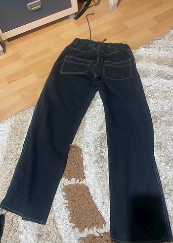 Siyah harajuku pantolon gotik - Görsel 4