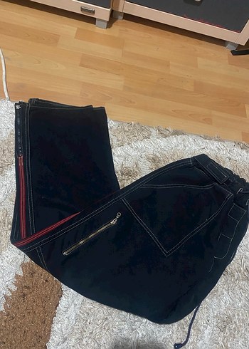 Siyah harajuku pantolon gotik - Görsel 6