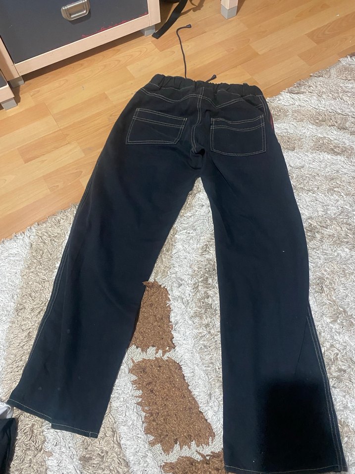 Siyah harajuku pantolon gotik - Görsel 4