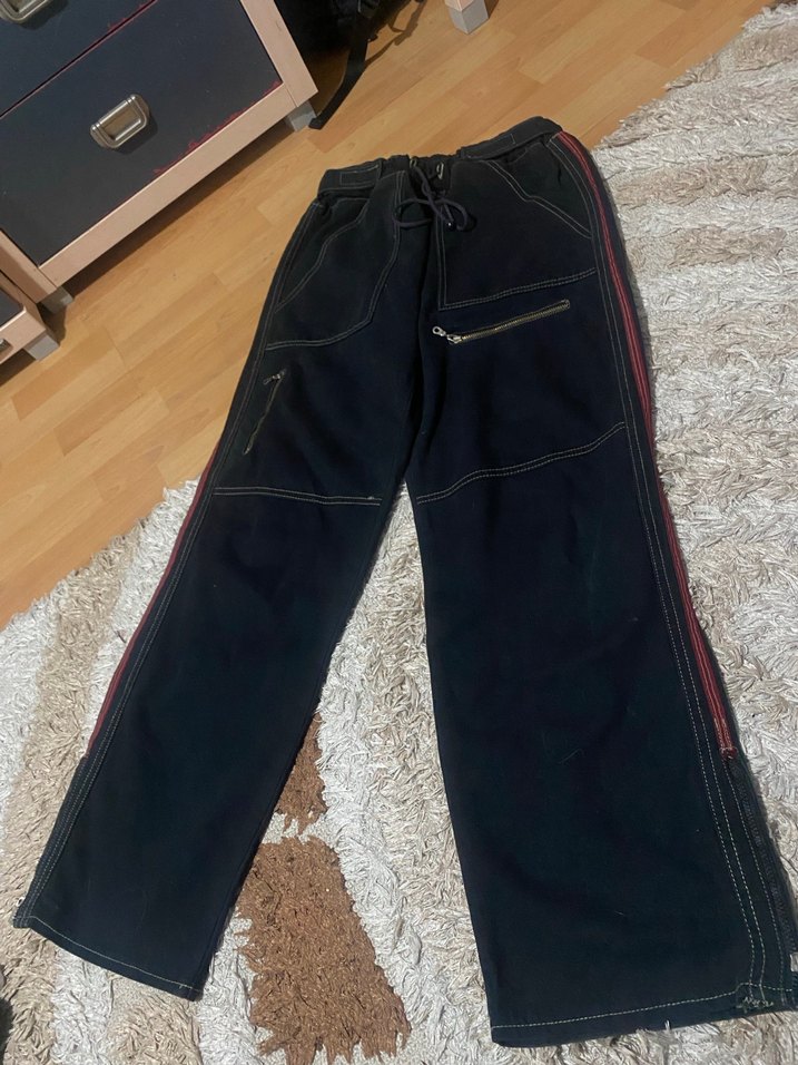 Siyah harajuku pantolon gotik - Görsel 2