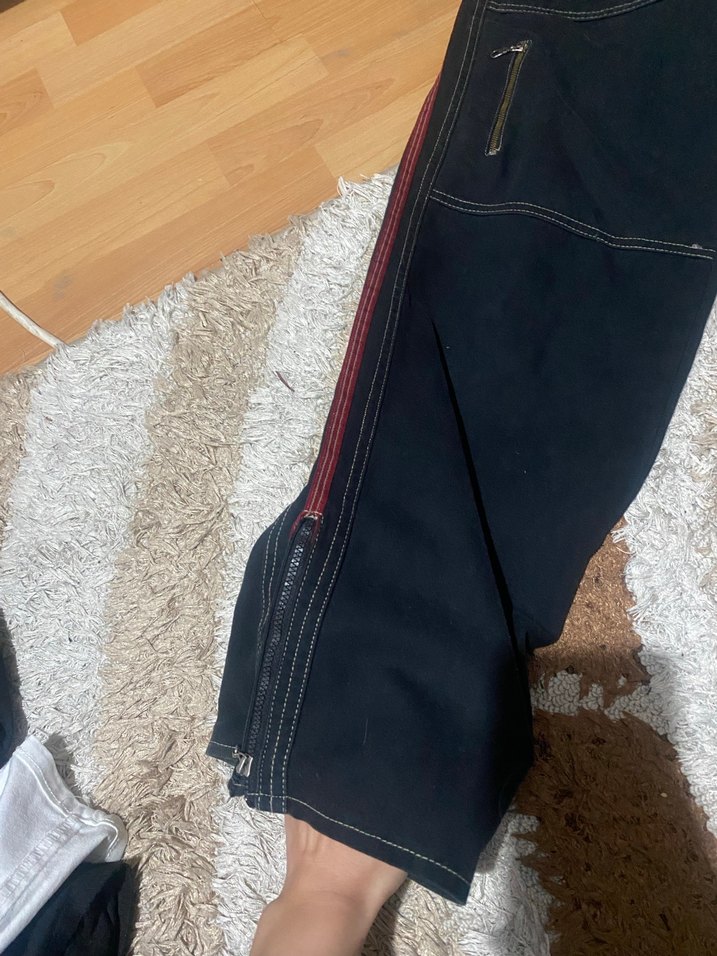 Siyah harajuku pantolon gotik - Görsel 3