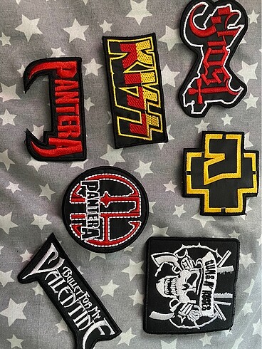 Diğer Rock metal patch yama