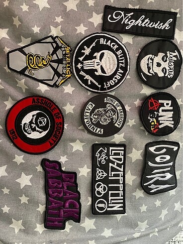 Diğer Rock metal punk yama patch arma