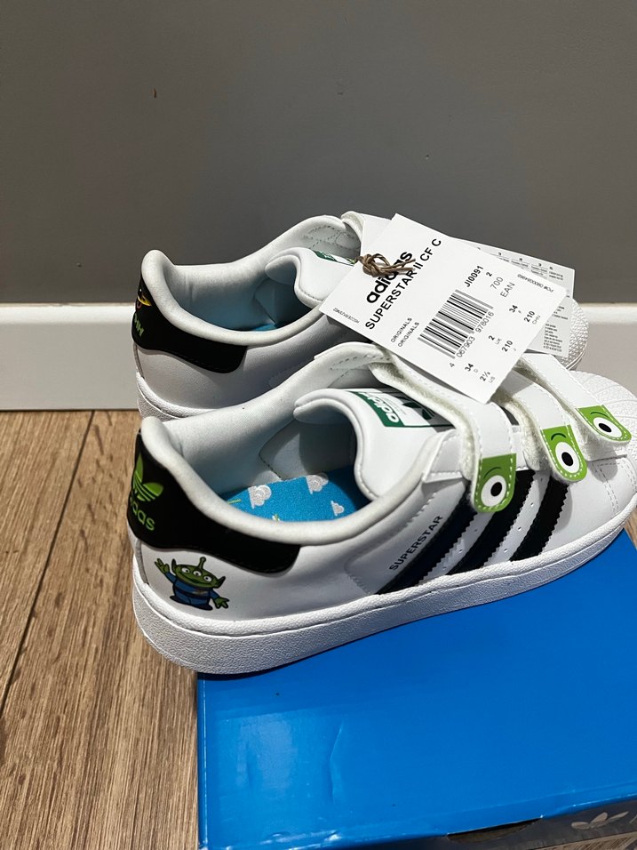 Adidas Disney Pixar Superstar II Beyaz Spor Ayakkabı - Görsel 3