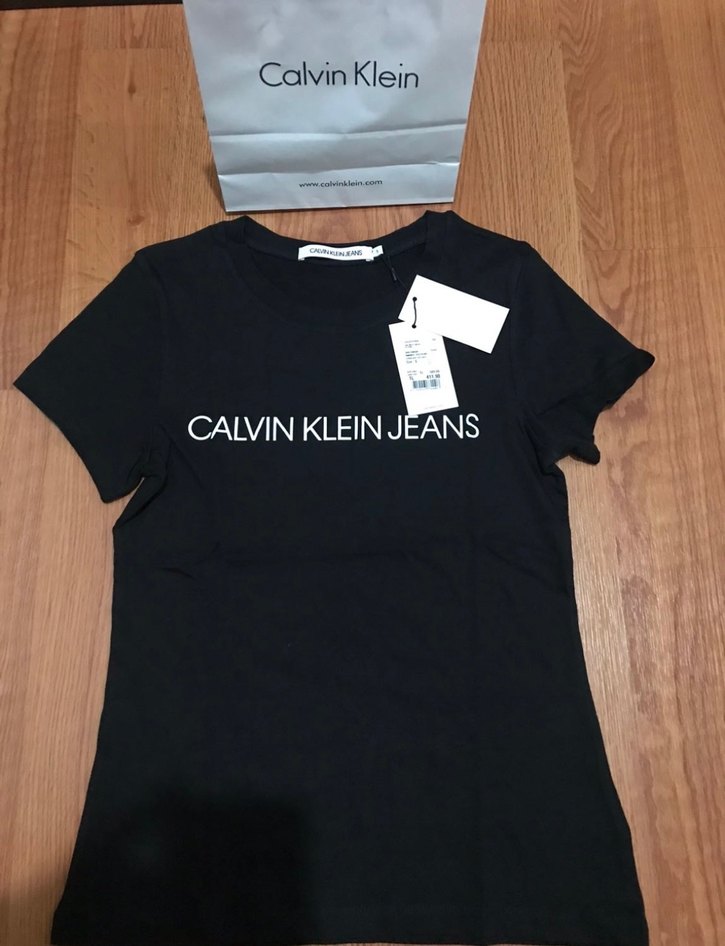 Calvin Klein Jeans Baskılı Kadın Tişört - Görsel 2