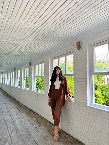 s Beden Gofre kimono takım