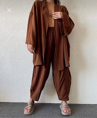 Diğer Gofre kimono takım