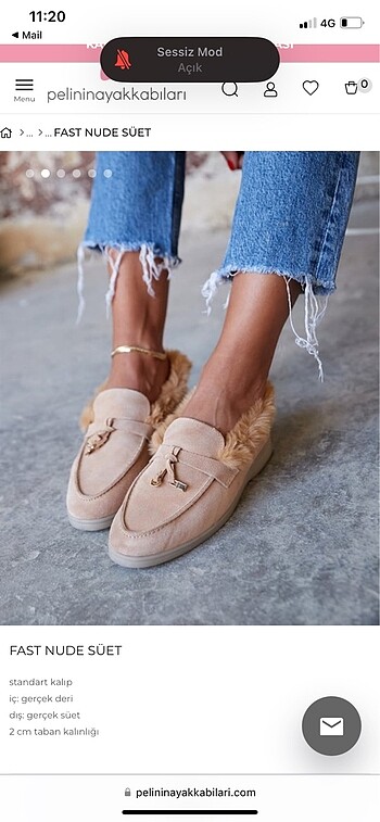 Pelinin Ayakkabıları Süet Loafer