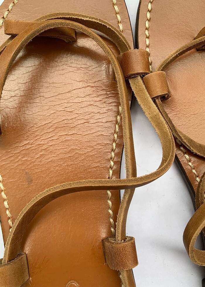 Mango Deri Sandalet - Görsel 2