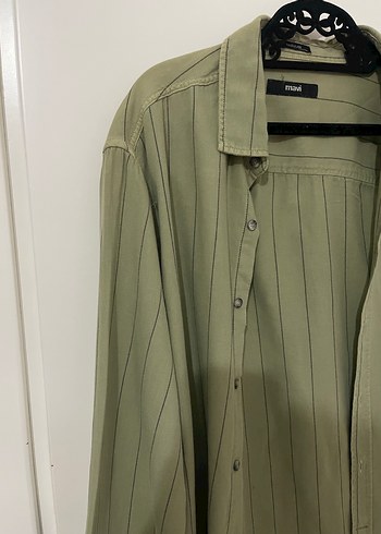 Mavi erkek gömlek - Görsel 3